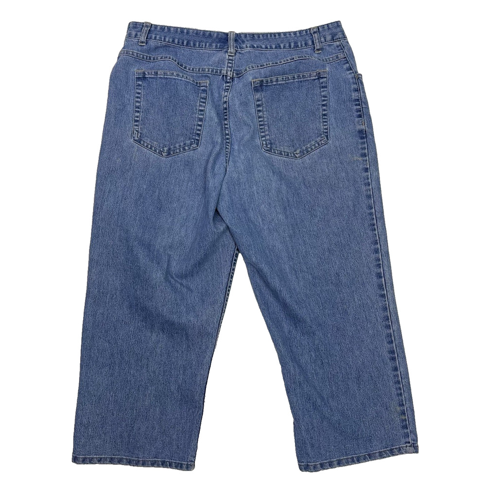 Vtg Cherokee Women's Cropped Denim Jeans | Bundle Lot Of 3 | Size 12 | y2k 90s - Picture 5 of 12
